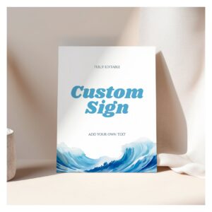 Baby on Board Baby Shower Sign