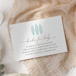 Baby on Board Surfboard Books for Baby Enclosure Card