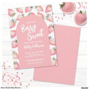 Berry Sweet Baby Shower Invitation