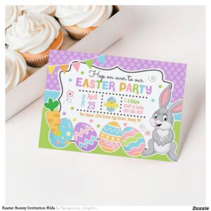 Easter Bunny Invitation Kids