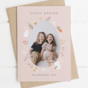 Easter Petals Photo Card