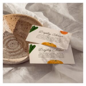 Fresh Off The Market Bridal Shower Enclosure Card