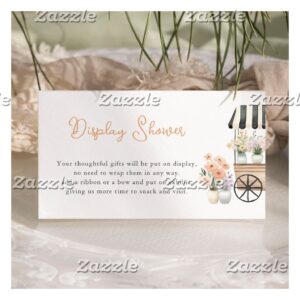 Fresh off the Market Display Shower Enclosure Card