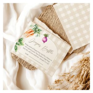 Grown with Love Market baby shower diaper raffle Enclosure Card