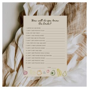 Off The Market Downloadable Bridal Shower Card