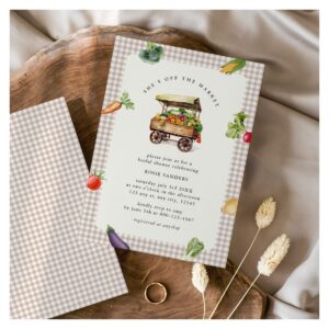 She?s Fresh Off The Market Bridal Shower Invitation