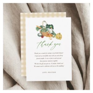 She's Off The Market Bridal Shower Thank You Card
